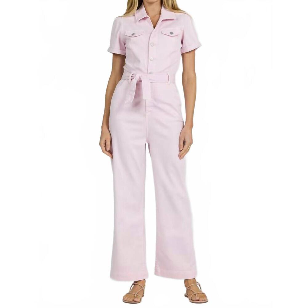 NEW DEAR JOHN DENIM riveter jumpsuit in pale lilac